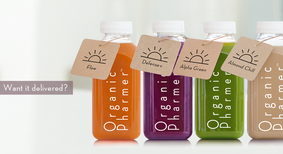 Organic Pharmer delivers juice cleanses
