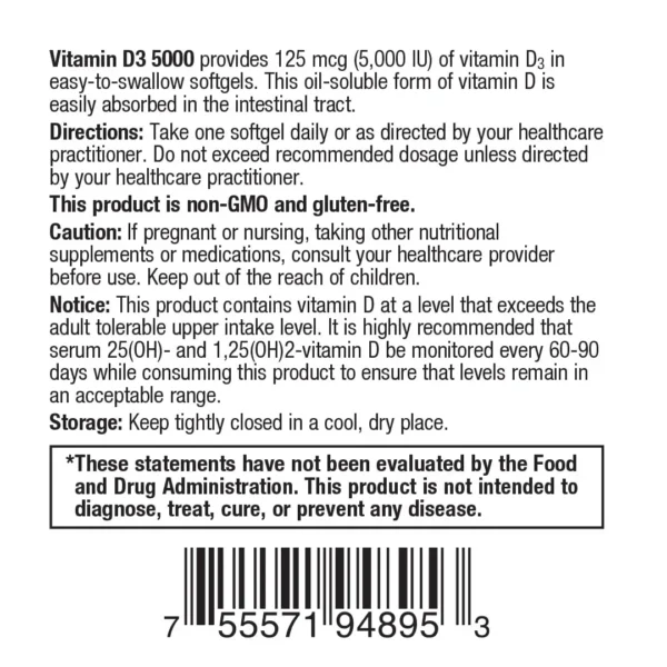 Vitamin D3 5000 - Image 3