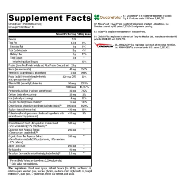 OptiMetaboliX 2:1 Vanilla Delight (10 servings) - Image 2